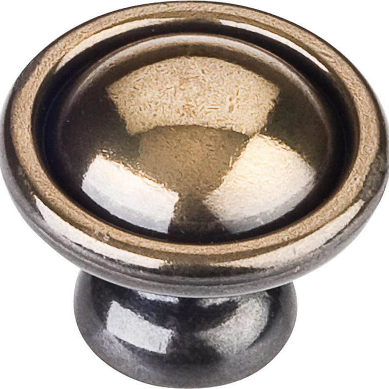 Kingsport Knob, 1-3/16" Dia.,  Antique Brass